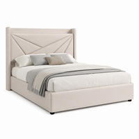 BETT mit Bettkasten und USB/Typ-C 90x200 cm Beige inkl. Matratze - Beige, Metall (90/200cm) - Meubliv