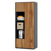 AKTENSCHRANK Amira T30 Eiche Wotan 180/80/40 cm - Eiche Wotan, Holzwerkstoff (80/180/40cm) - SIMPLYFURN