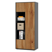 AKTENSCHRANK Amira T30 Eiche Wotan 180/80/40 cm - Eiche Wotan, Holzwerkstoff (80/180/40cm) - SIMPLYFURN