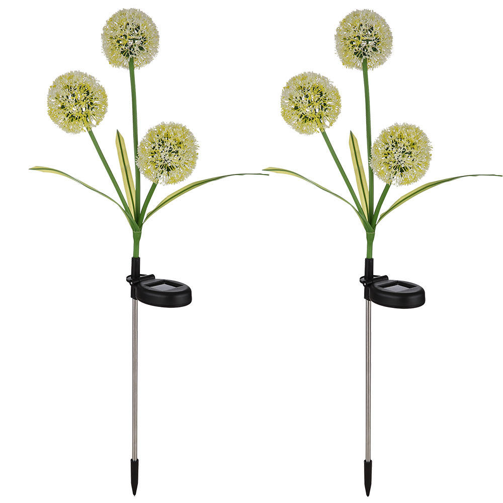 LED AUSSENLEUCHTE Edelstahl Gelb 2er Set - Gelb, Metall (23/23/75cm) - Globo Lighting