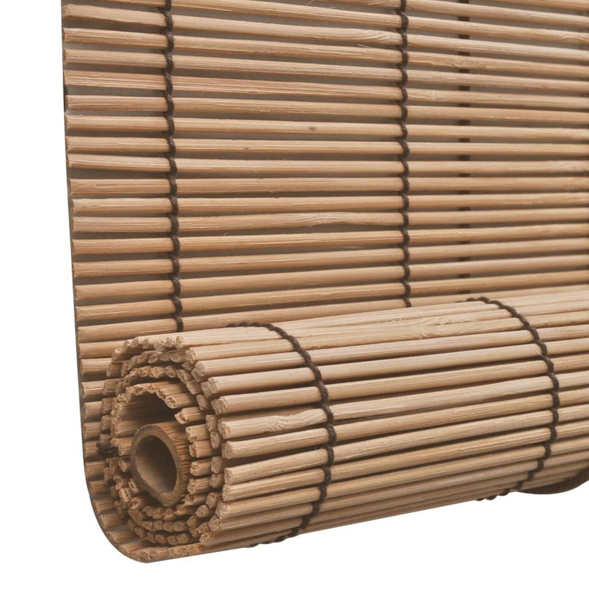 BAMBUSROLLO 80/220 cm Braun - Braun, Naturmaterialien/Holz (80/220/220cm) - vidaXL
