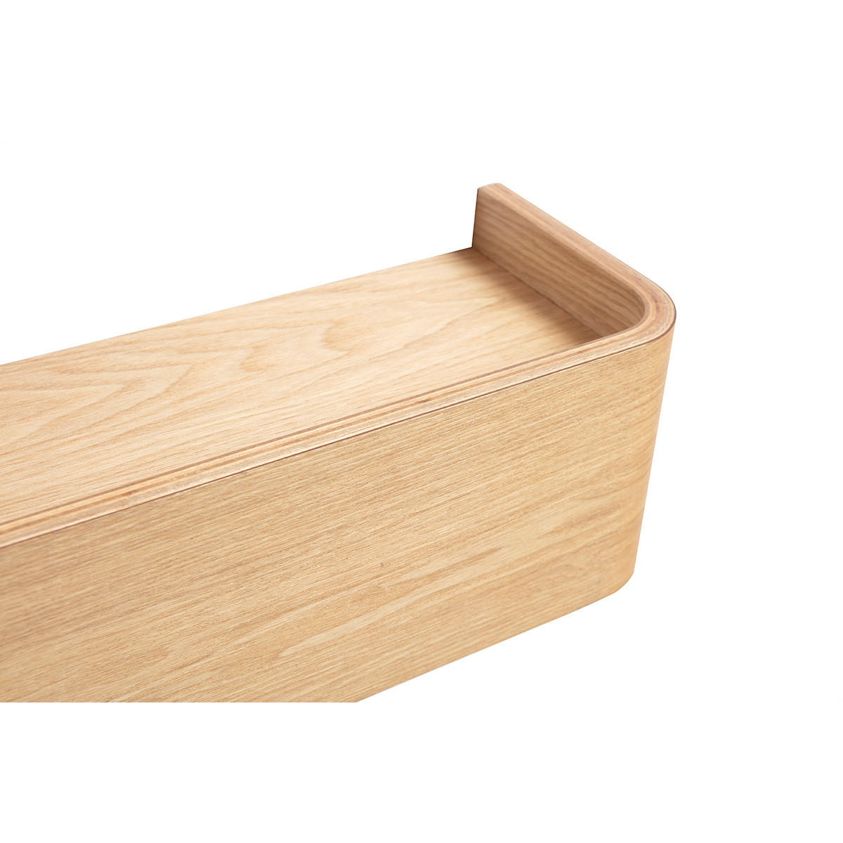 WANDREGAL Holz Esche L40 HOPE - Hellbraun, Holz (15/13/48cm) - Miliboo
