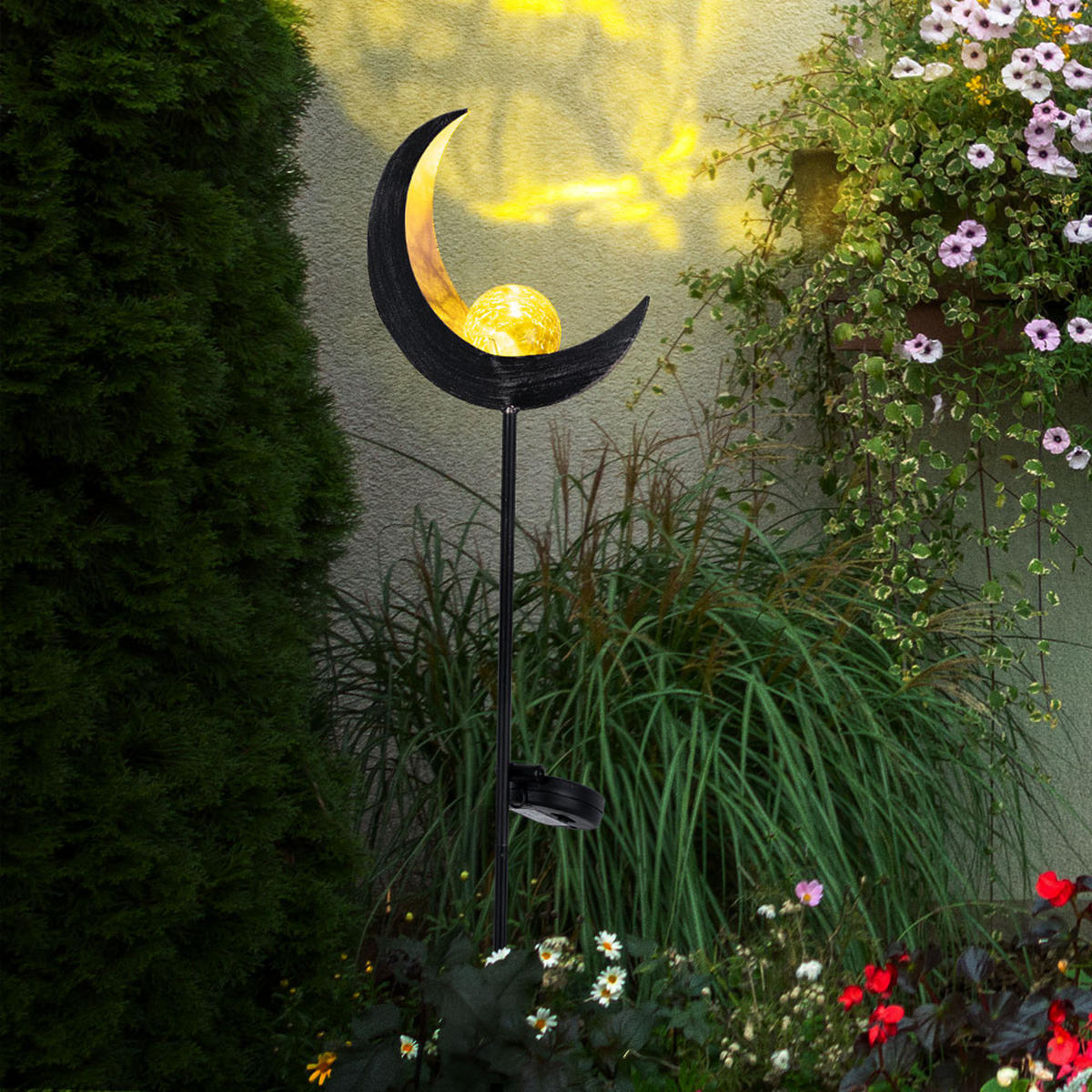 LED AUSSENLEUCHTE Bronze 3er Set - Bronzefarben, Glas (16.7/6/90cm) - Globo Lighting