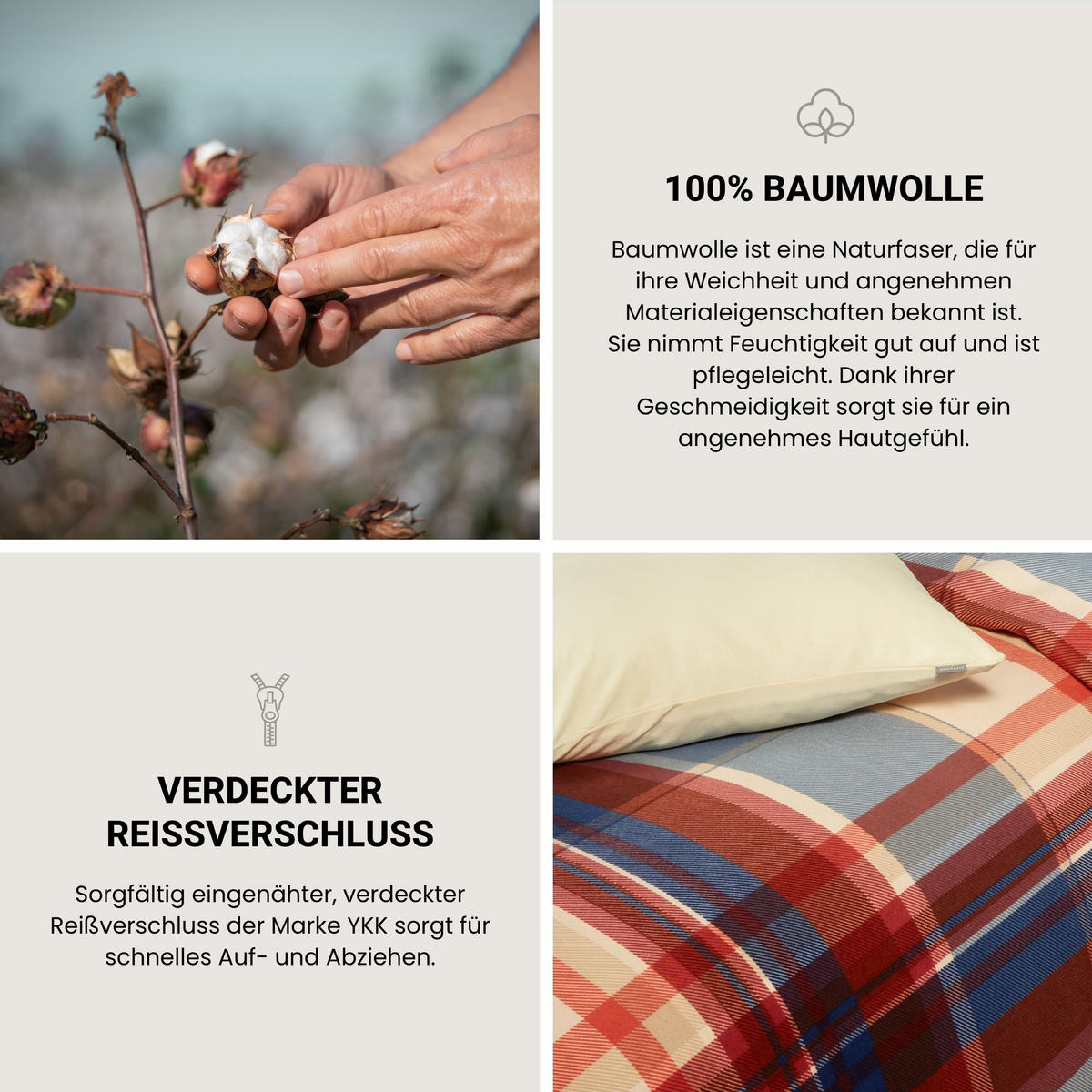 SPANNBETTLAKEN Jessi 100% Baumwolle 150x200 cm Creme - Creme, Textil (150/200cm) - SCHIESSER