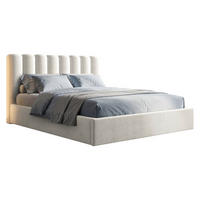 POLSTERBETT Nox - Creme/Naturfarben, Holzwerkstoff/Textil (180/200cm) - MIRJAN24
