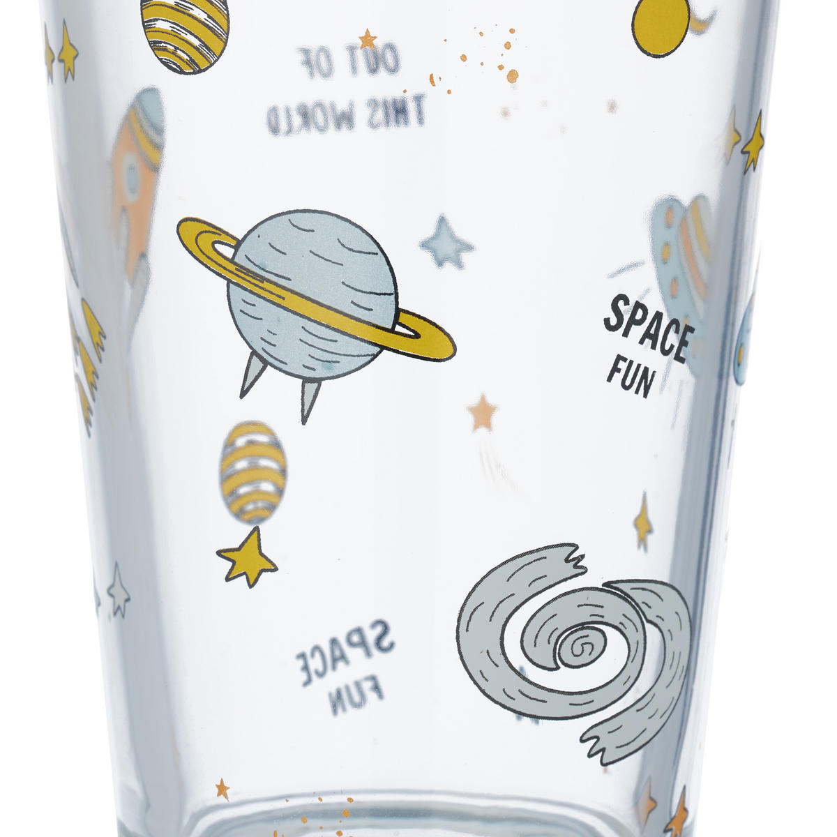 DRICKSGLAS transparent grå vit 4-pack 450 ml - Transparent, Glas/Plast (0.45L) - Relaxdays