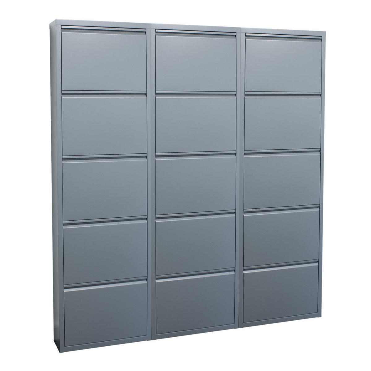 SCHUHKIPPER grau - Grau, Holzwerkstoff (150/173/16cm) - ebuy24