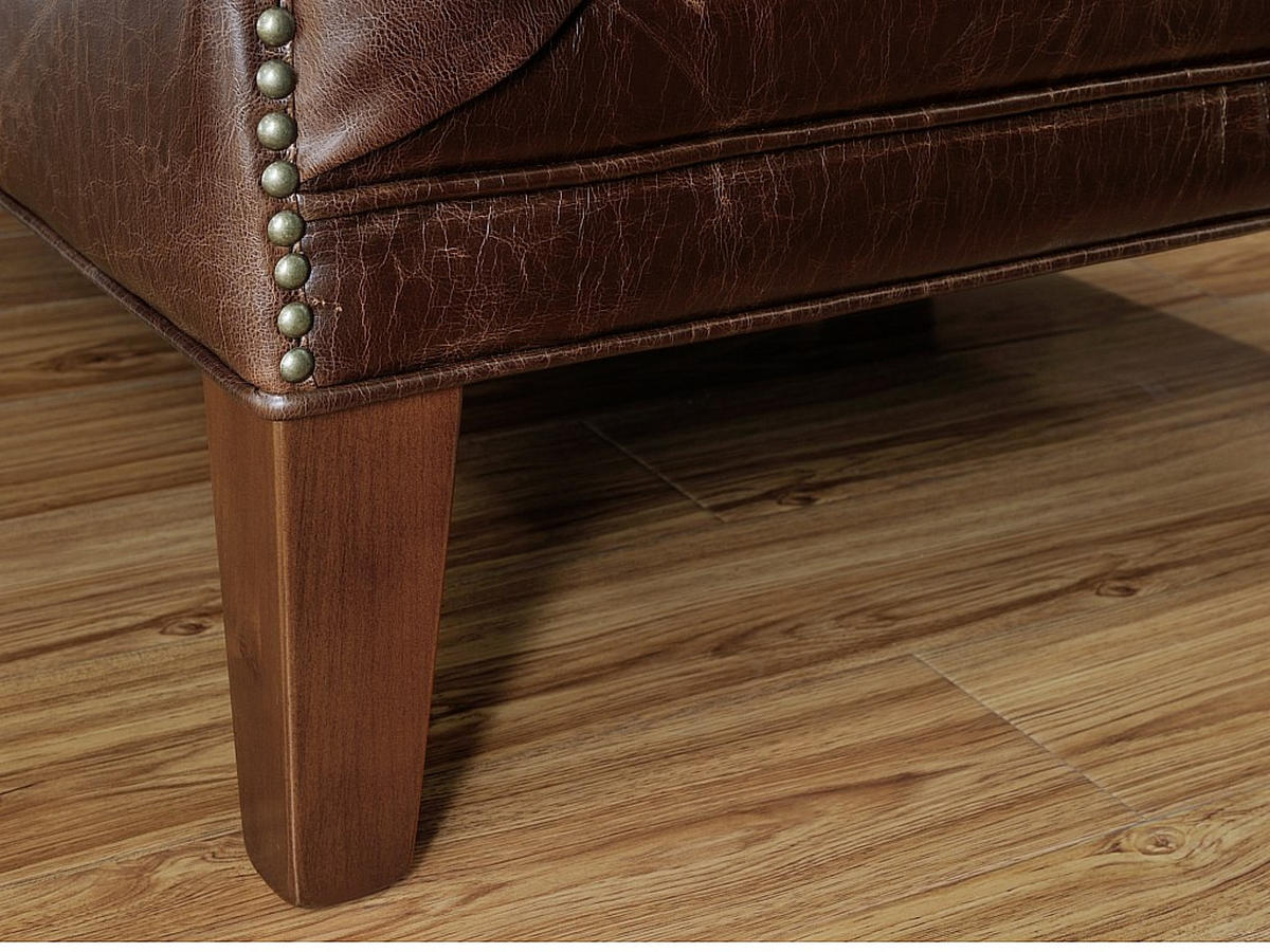 SOFA ohne Schlafmöglichkeit - -Sitzer - Leder - Schokoladenbraun - - Braun, Leder (138/84/84cm) - Vente-Unique