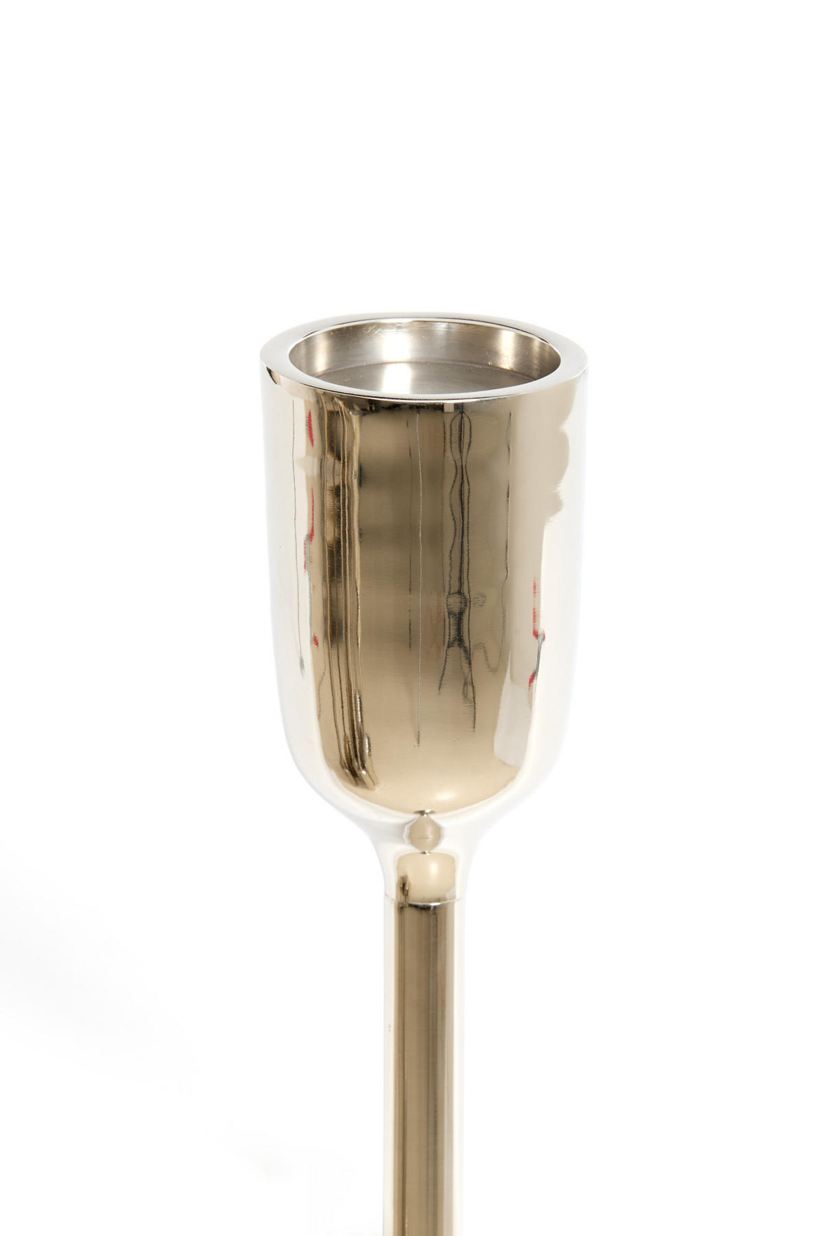 KERZENHALTER Velez Silber Ø13/104 cm - Silberfarben, Metall (13/104/13cm) - Light & Living