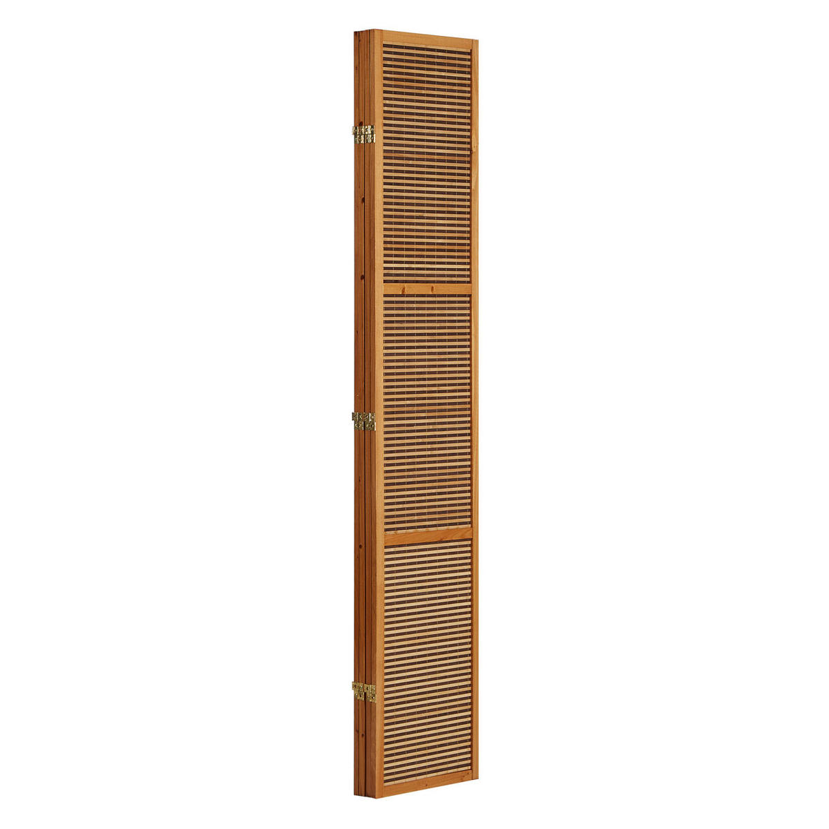 PARAVENT 4-tlg. 160/200 cm Braun Raumteiler - Braun, Holz (160/200/2cm) - Homestyle4u