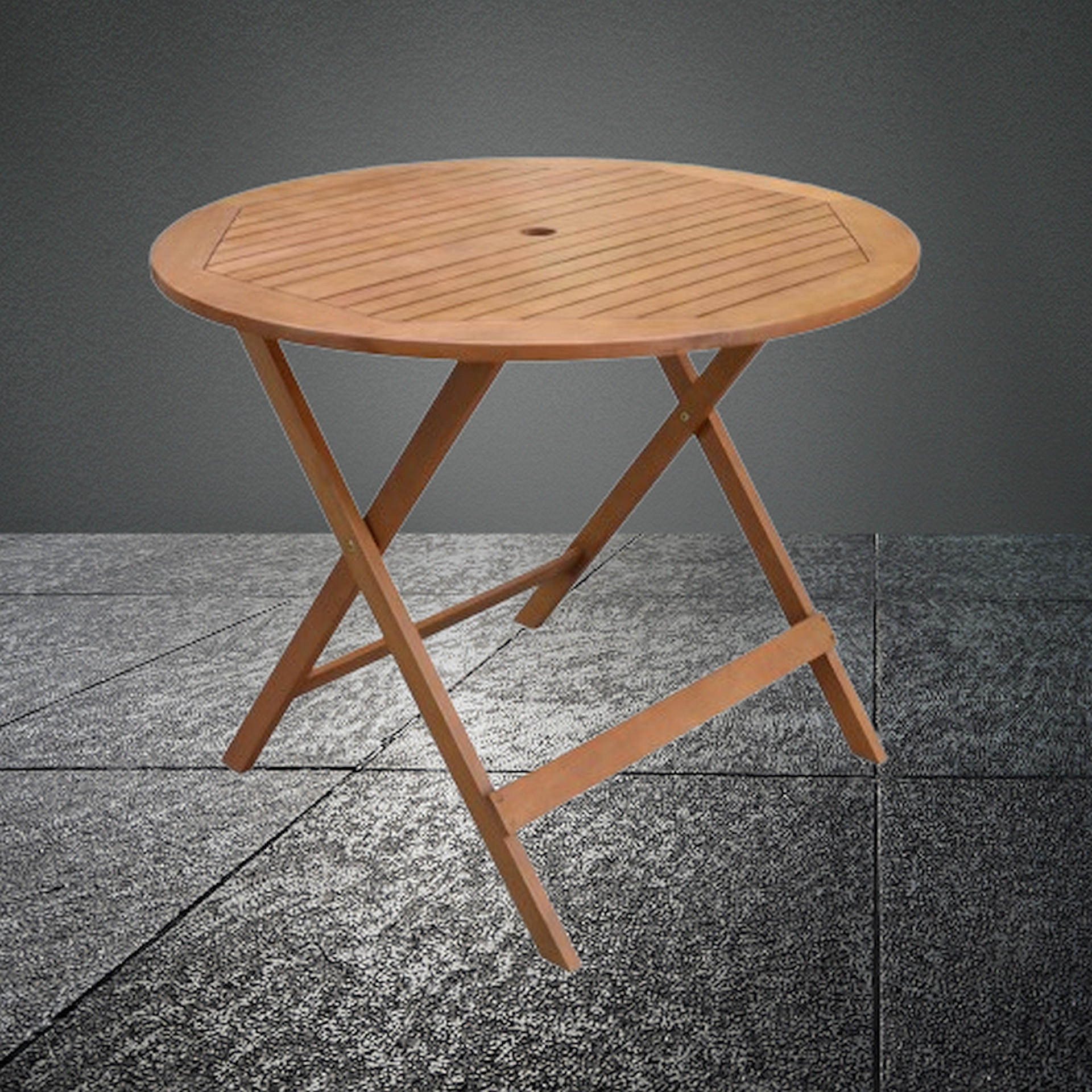 GARTENTISCH Villach - Braun, Holz (90/90/90cm) - Sedex