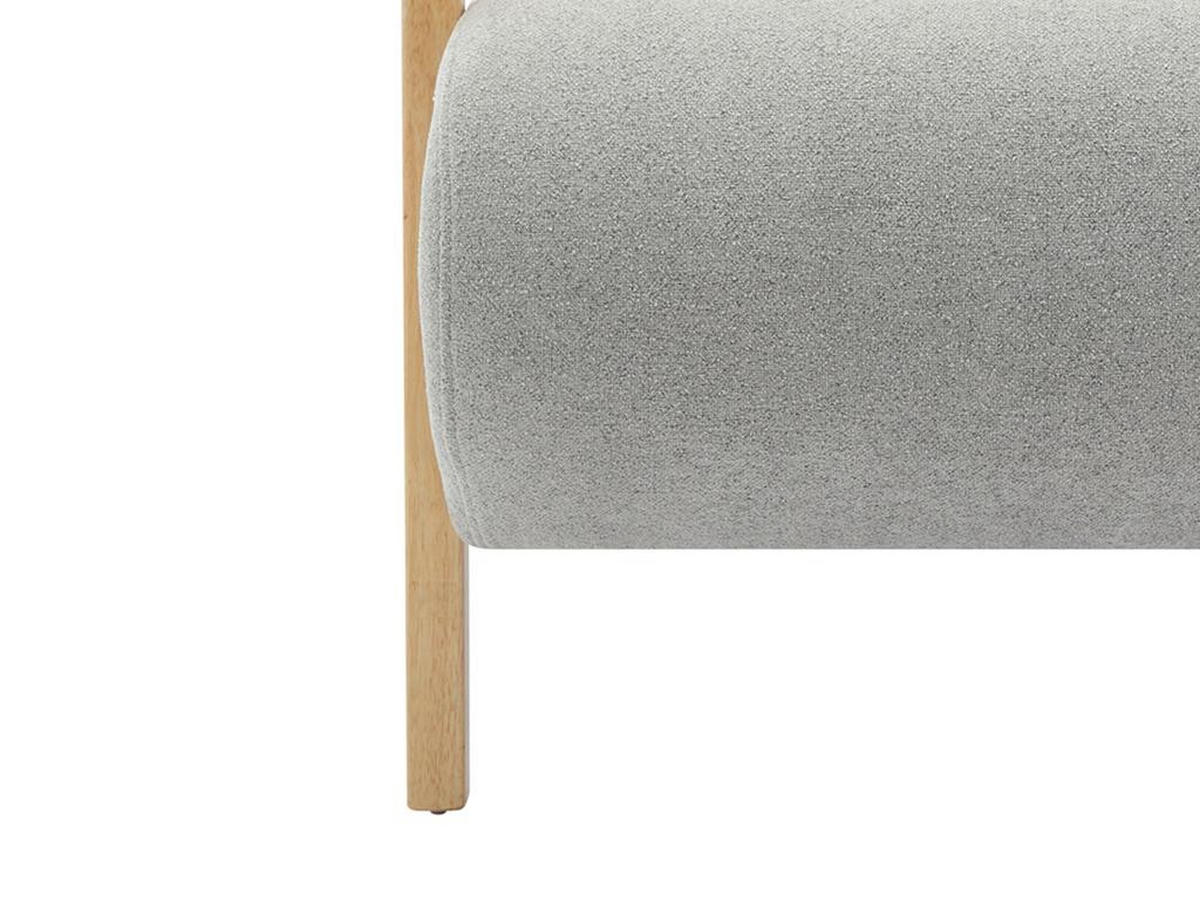 SESSEL - Stoff & Holz - Grau - JULOMO - Grau, Textil (82/81/70cm) - Vente-Unique