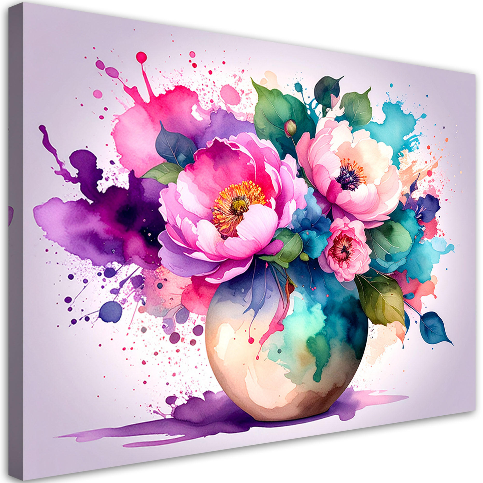 Feeby Leinwandbild Mehrfarbig 120x80 cm