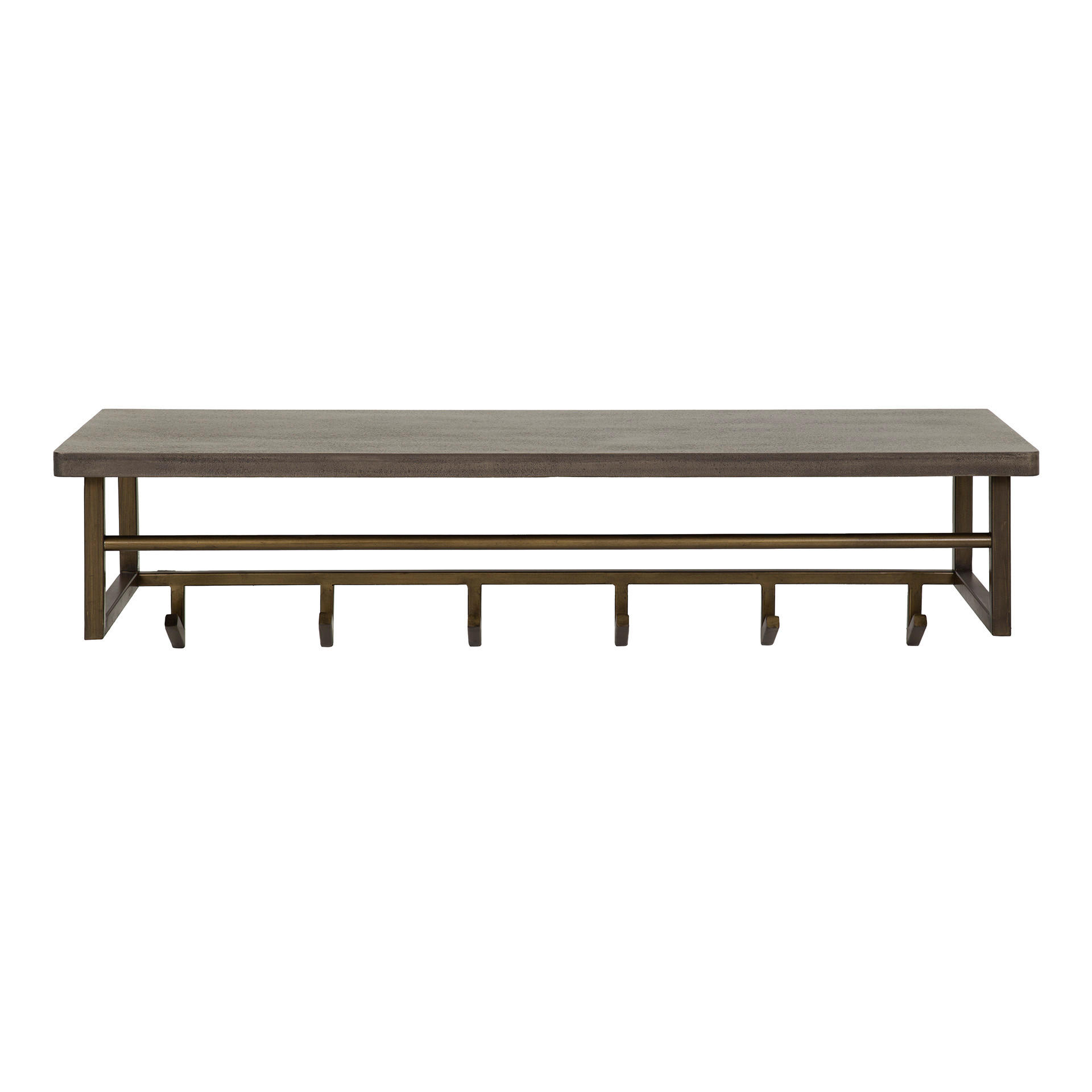 WANDGARDEROBE Ferro Braun 33/100/ 26 cm - Braun, Metall (100/26/33cm) - Hoyz Collection