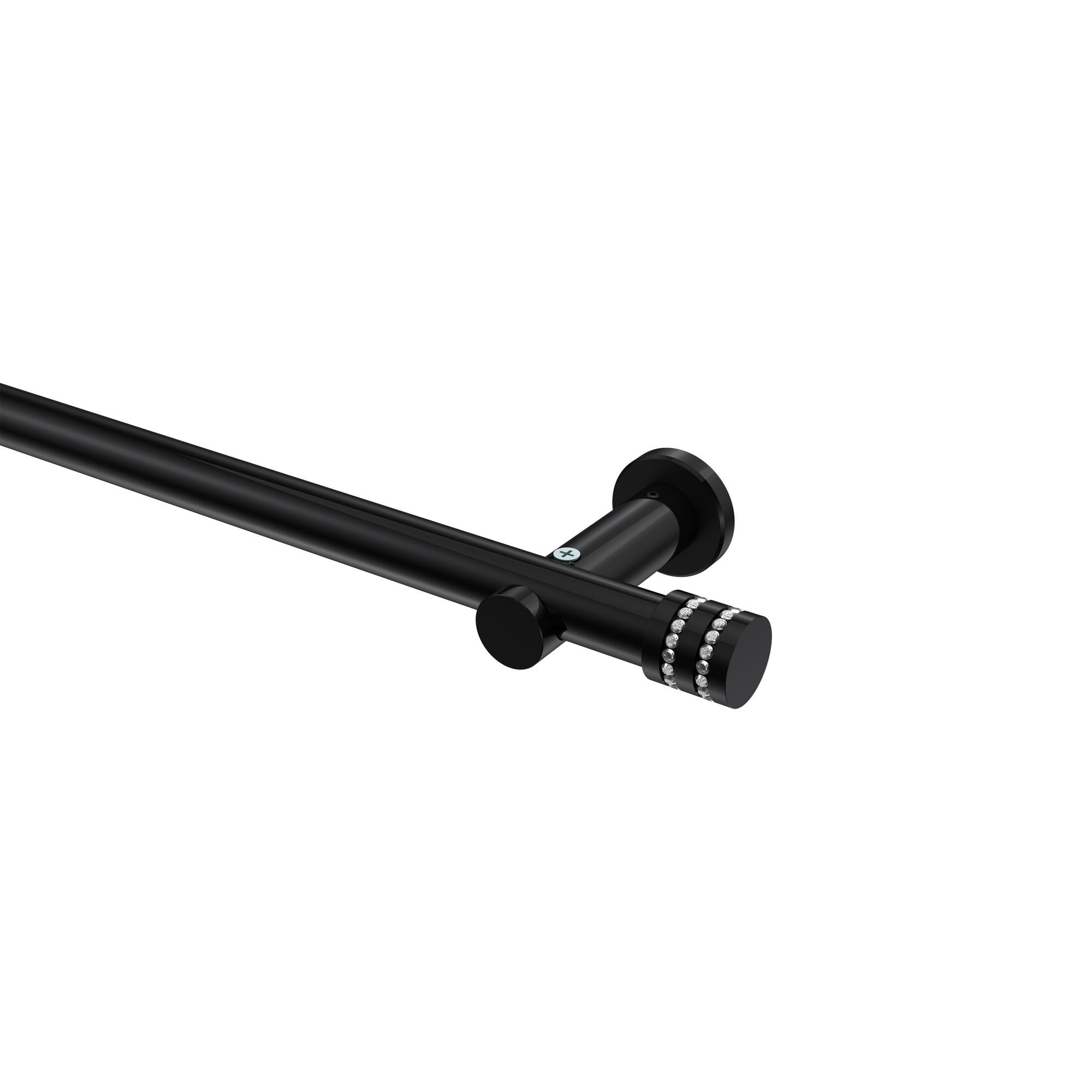 Interdeco Gardinenstange Schwarz 320 cm