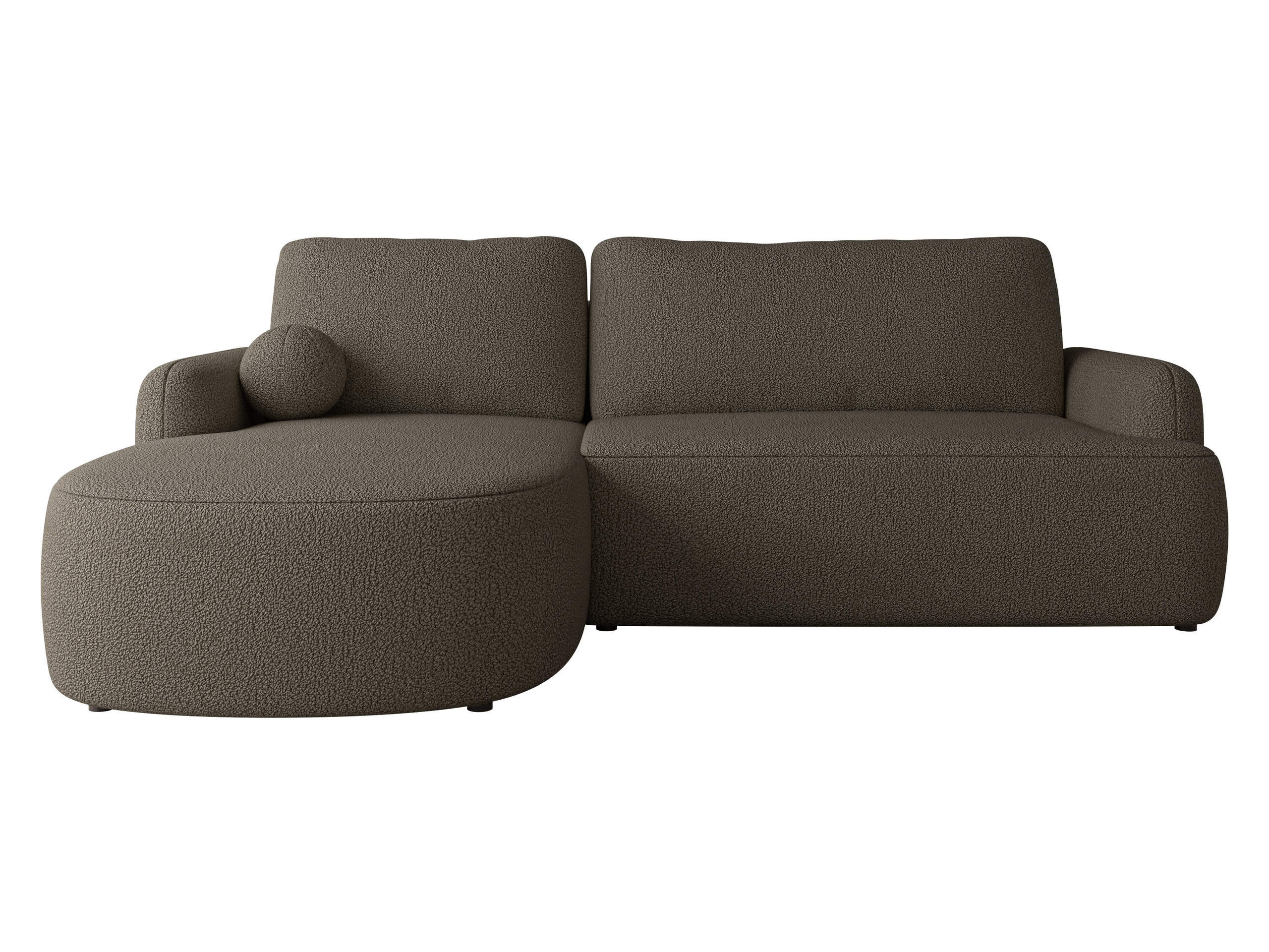 COLTAR Loridu Premium, Stanga - culoare lemn wenge/negru, material plastic/material textil (250/174cm) - MIRJAN24