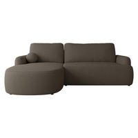 COLTAR Loridu Premium, Stanga - culoare lemn wenge/negru, material plastic/material textil (250/174cm) - MIRJAN24