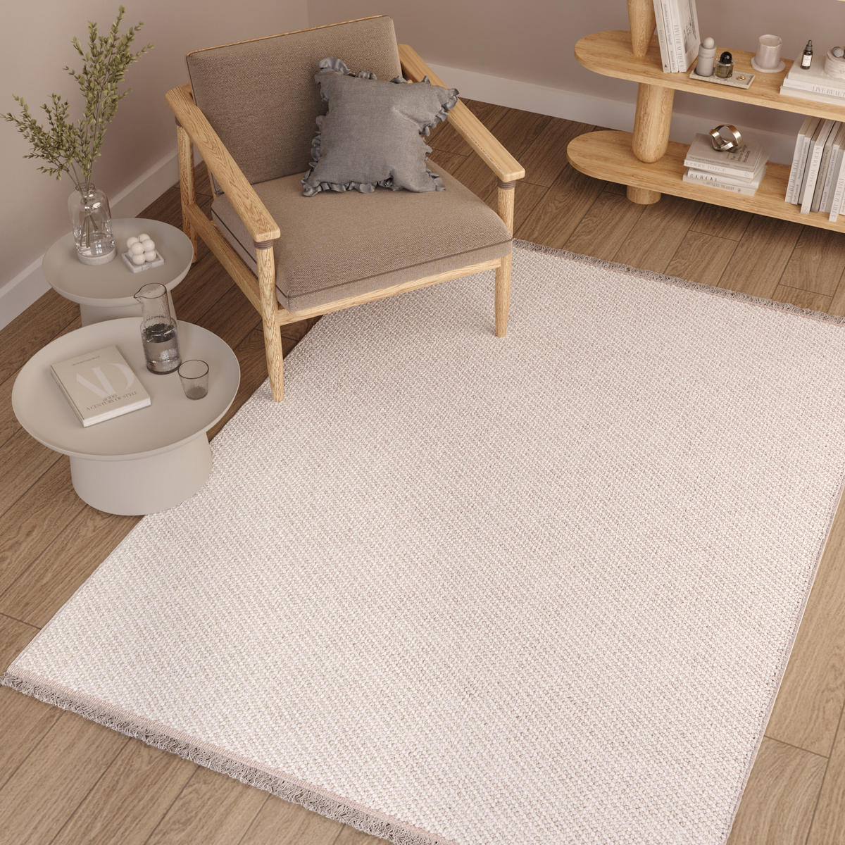 TEPPICH AGRA Beige 140/190 cm - Beige, Textil (140/190cm) - Tapiso