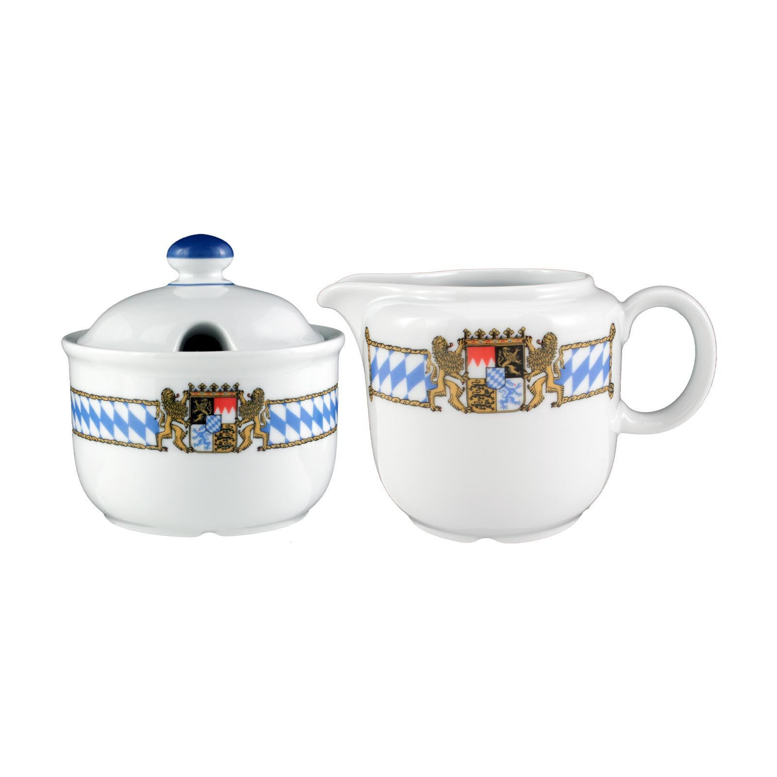 MILCH- UND ZUCKERSET Compact Bayern bunt 2er Set - Multicolor, Keramik (1/1cm) - Seltmann Weiden