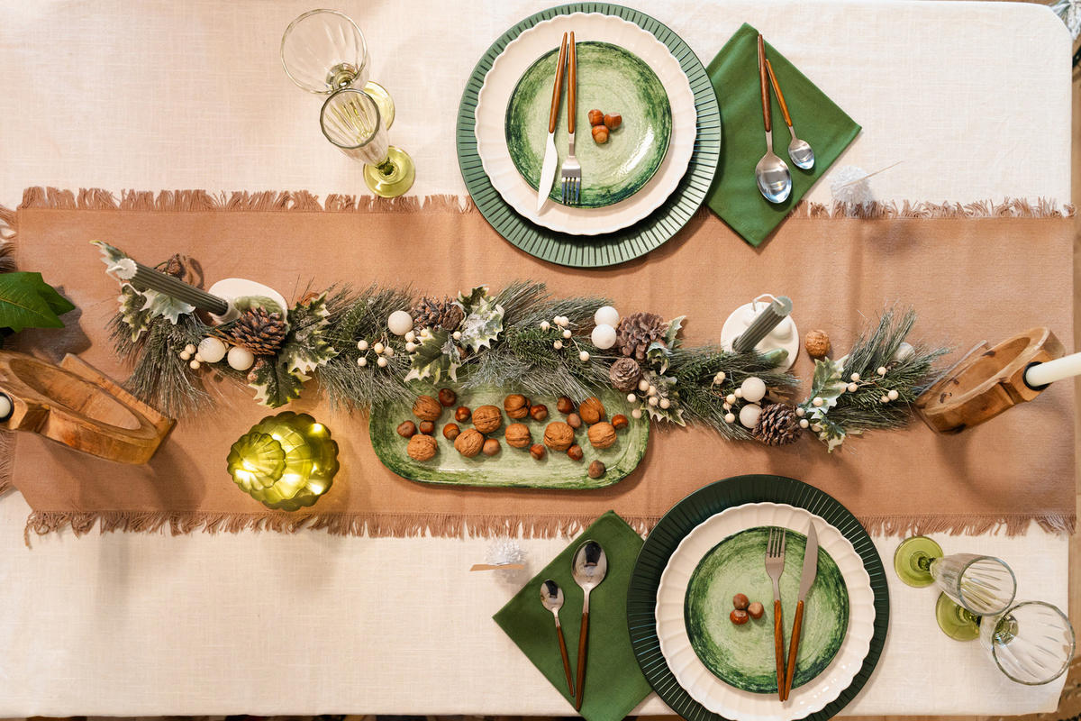 WEIHNACHTSGIRLANDE Details aus Holz 7,5/1/100 cm - Multicolor, Holz (1/100/7.5cm) - Atmosphera Createur d´interieur