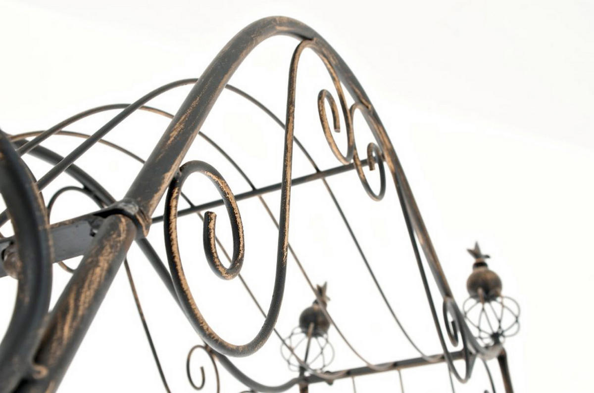 ROSENBOGEN Antigua bronze - Braun, Metall (118/248/30cm) - TPFLiving