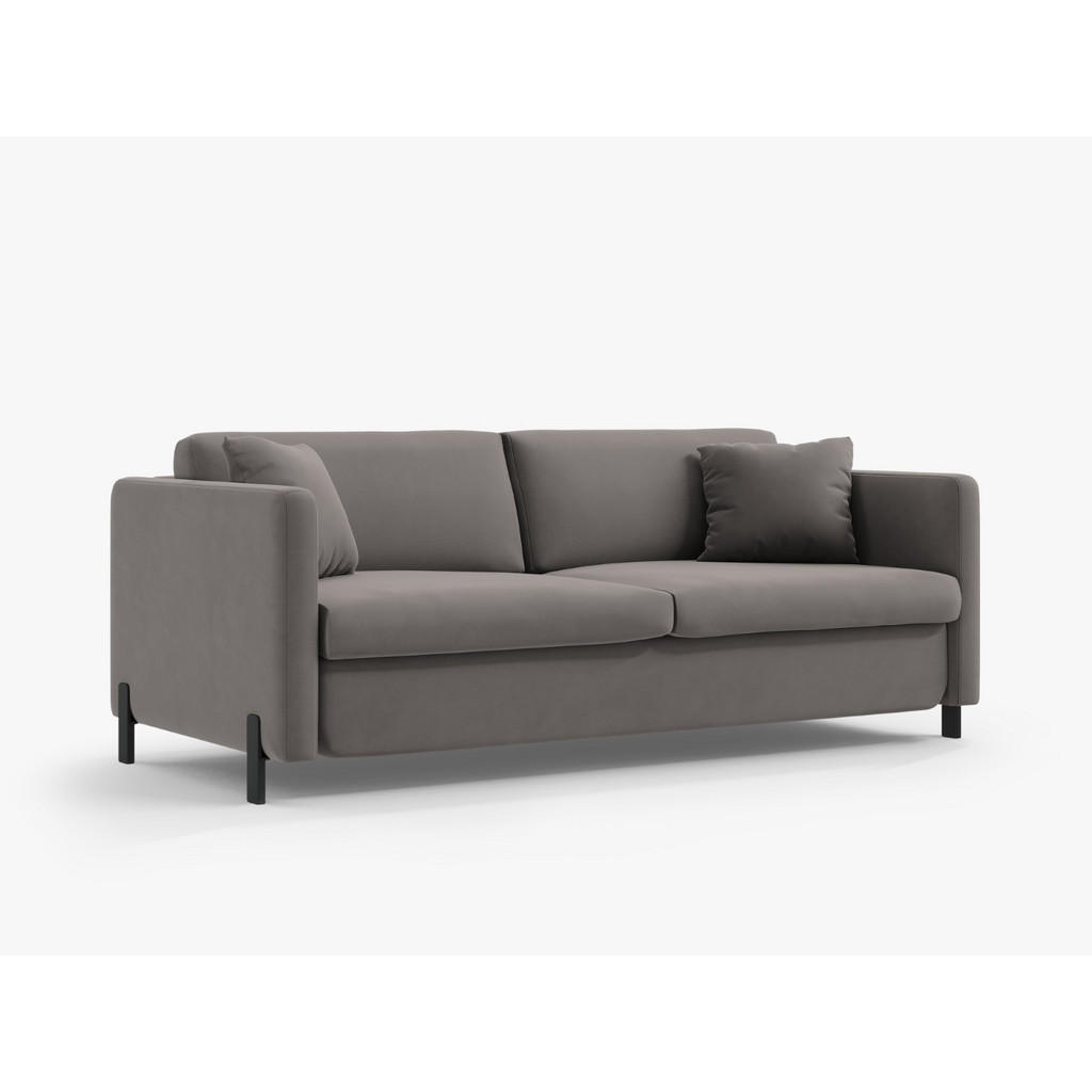 Thumbnail - Micadoni Sofa, Grau, Textil, 2-Sitzer, 102x80x182 cm, Hergestellt in Europa, Wohnzimmer, Sofas & Couches, Schlafsofas