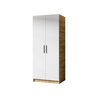 ŠATNÍ SKŘÍŇ GOLD Dub Craft & Bílá - bílá/medově dubová, kompozitní dřevo (78/205/52.5cm) - Kier Furniture