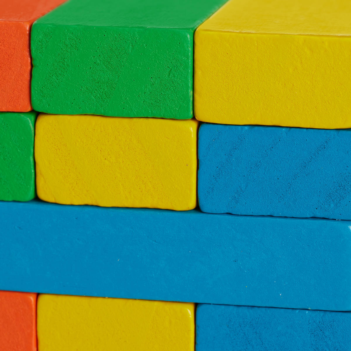 WACKELTURM - Multicolor, Holz (7.5/22.5/7.5cm) - Relaxdays