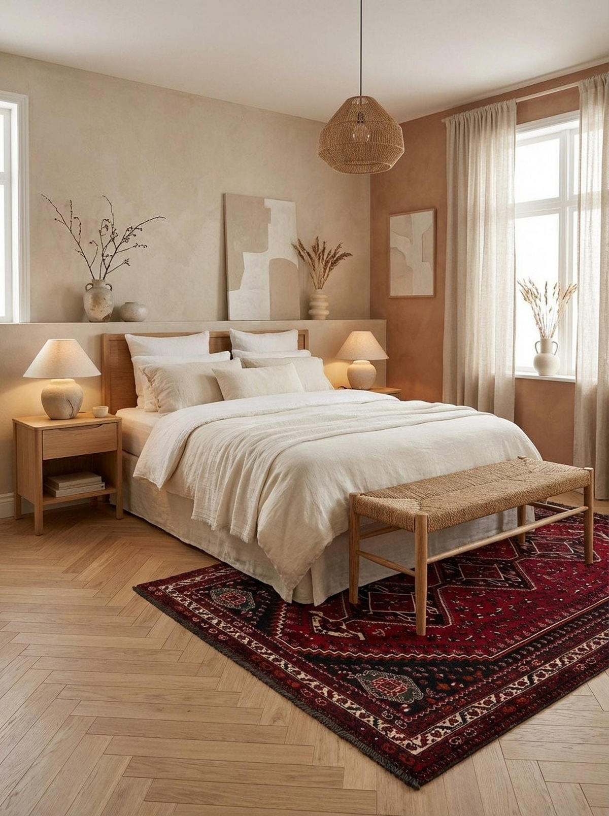 TEPPICH Gashgai Rot 281/180 cm - Rot, Textil (180/281cm) - Looma