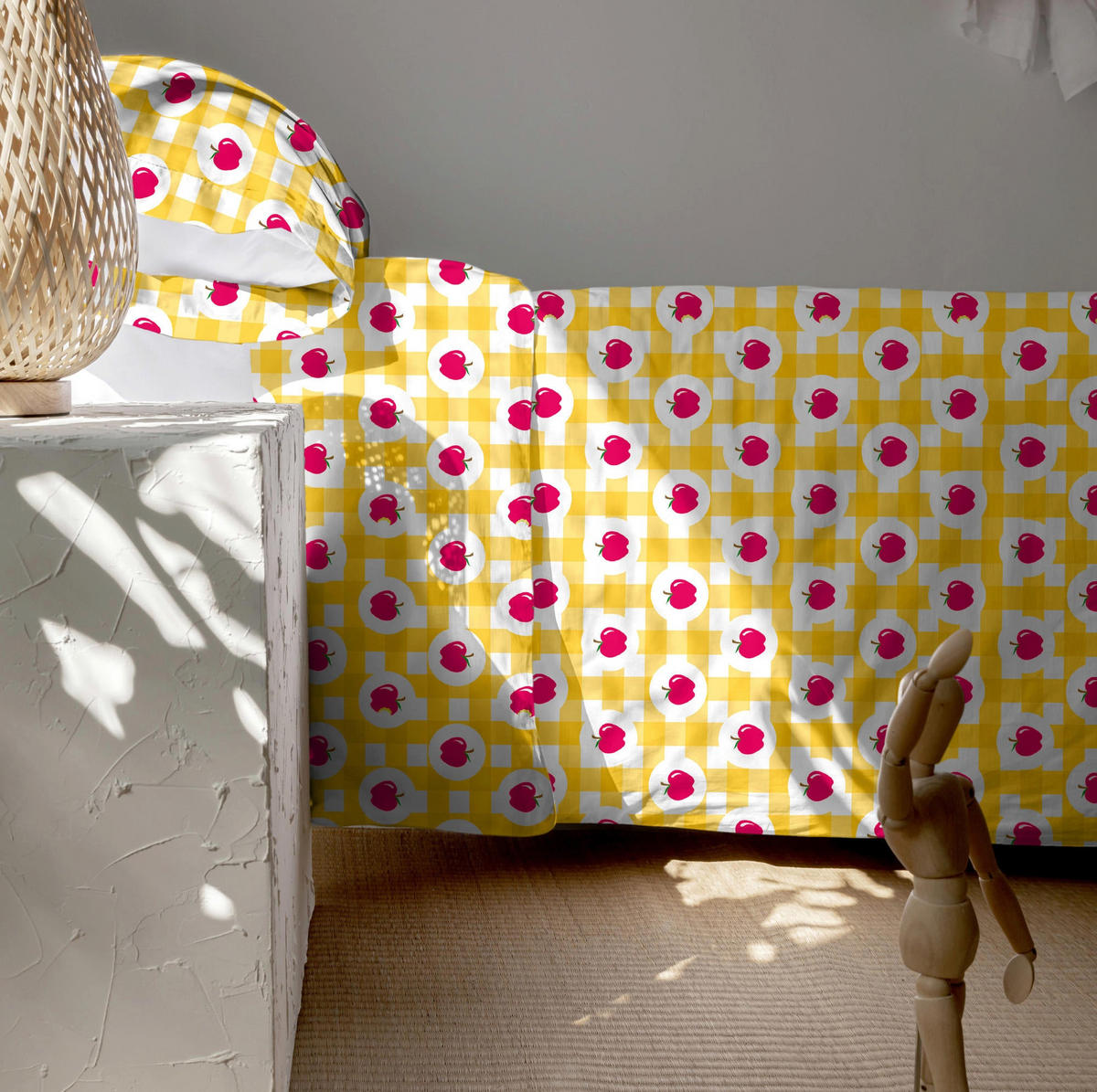 BETTBEZUG 2er-Set teiliges mirror mirror (d) 155x220 cm (komfortgrösse) mehrfarbig - Multicolor, Textil (155/220cm) - Happy Friday