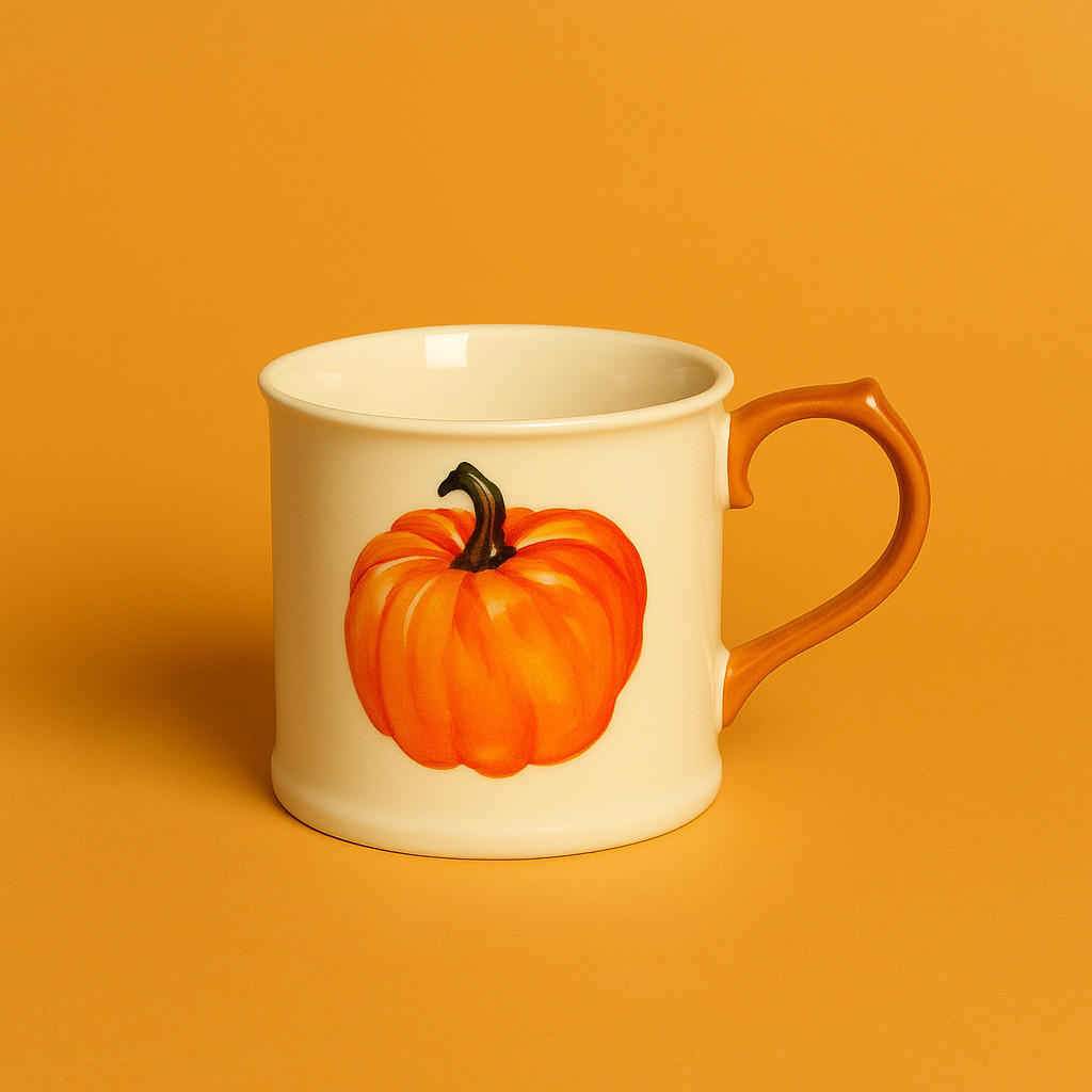 BECHER Rado Orange 9x13,5x8,8 cm Porzellan - Orange, Keramik (0.35L) - Mondex