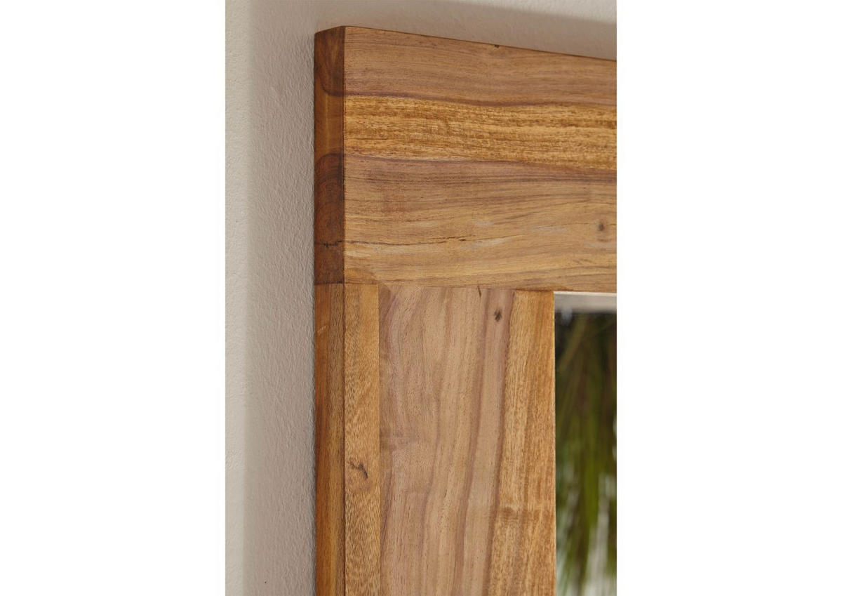 SPIEGEL Sheesham 185x4x80 braun geölt NATURE BROWN #842 - Braun, Holz (80/185/3cm) - Massivmoebel24