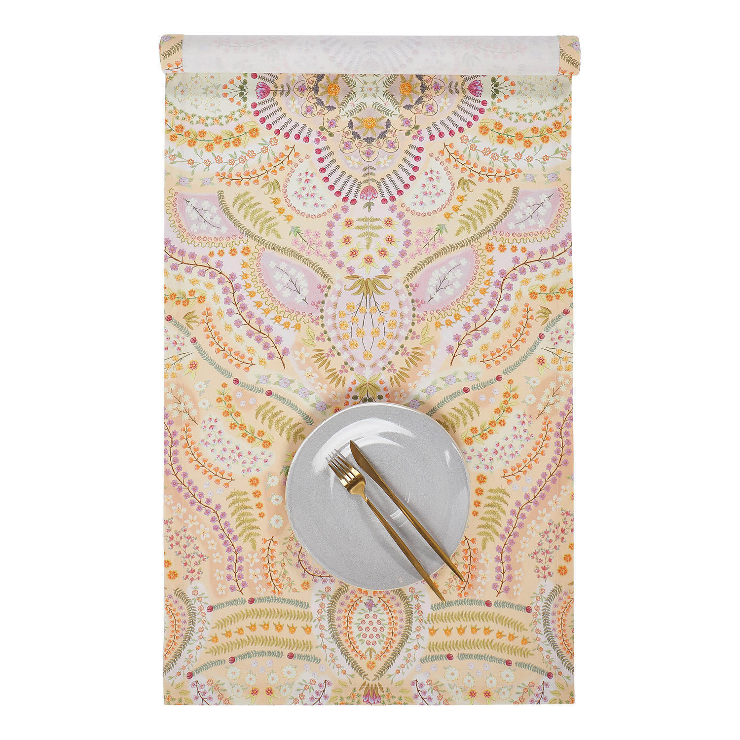 TISCHLÄUFER Bollywood 50x160 cm - Multicolor, Textil (160/50cm) - Butlers