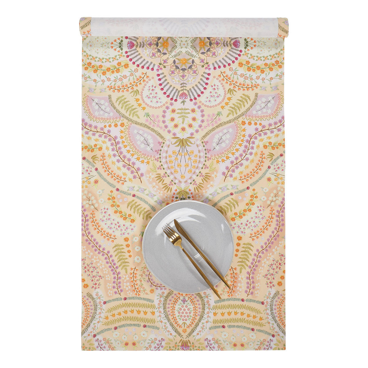 TISCHLÄUFER Bollywood 50x160 cm - Multicolor, Textil (160/50cm) - Butlers