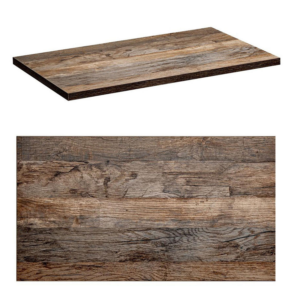 BADMÖBEL-SET TLG. Puebla-56 - Beige, Holzwerkstoff (80/49/46cm) - Lomado