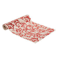 TISCHLÄUFER Weihnachtsmuster 28/300 cm - Rot, Naturmaterialien (300cm) - Atmosphera Createur d´interieur
