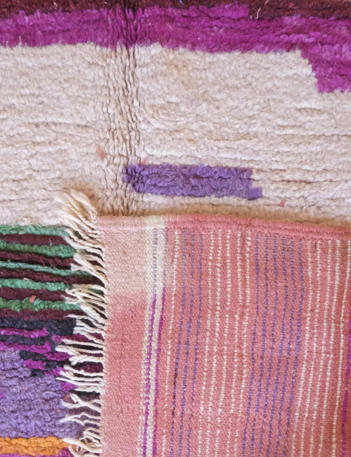 BERBERTEPPICH aus reiner Wolle 174x 264 cm - Multicolor, Naturmaterialien (174/264cm) - AFK Living