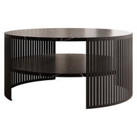 COUCHTISCH Fikoli - Multicolor/Schwarz, Holzwerkstoff/Metall (75/75/40cm) - MIRJAN24