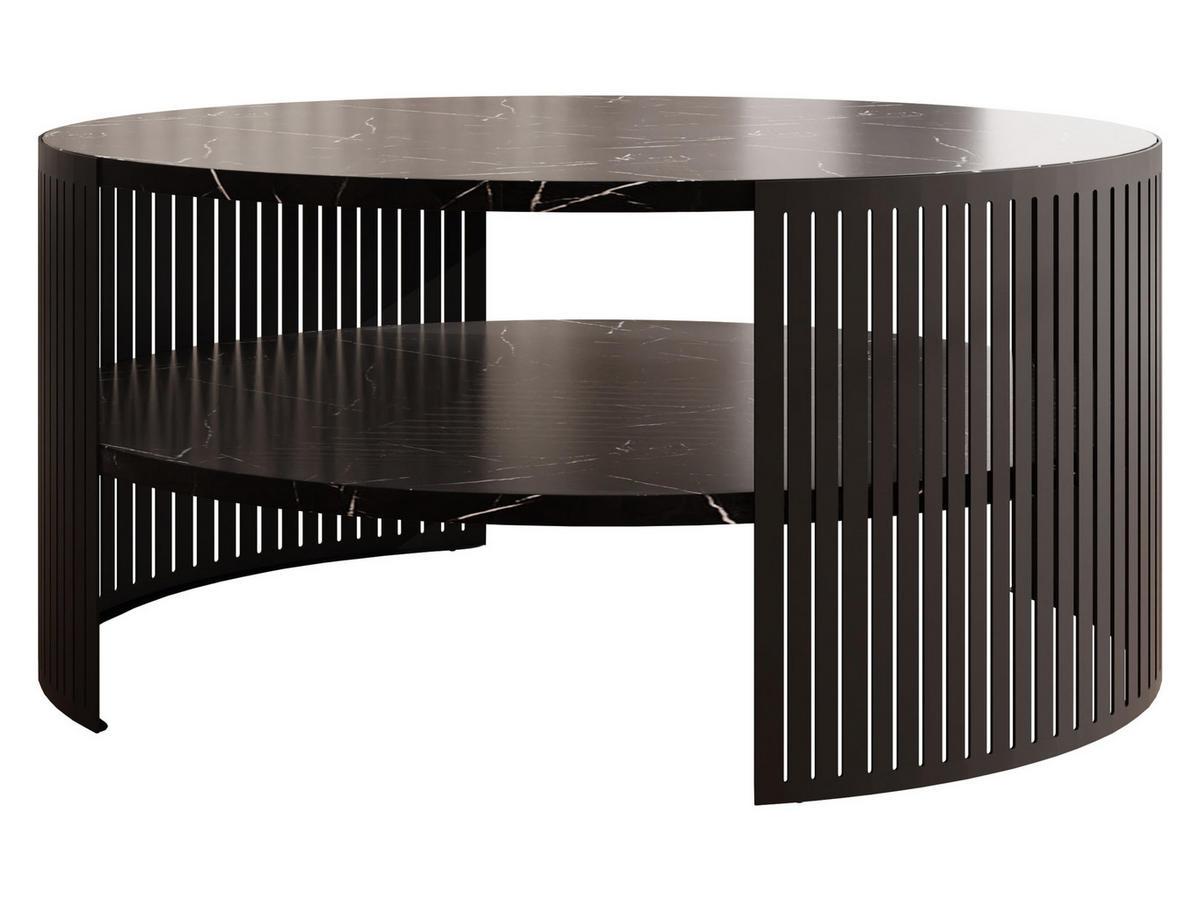 COUCHTISCH Fikoli - Multicolor/Schwarz, Holzwerkstoff/Metall (75/75/40cm) - MIRJAN24