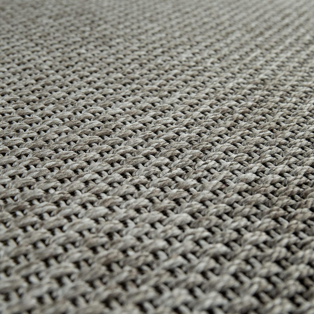 FLACHWEBTEPPICH, mit Bordüre, Grau, 120 x 170 cm - Grau, Textil (170/120cm) - KADIMA DESIGN