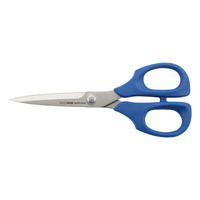 ALLROUNDSCHERE V5000 Blue Edition mit Schutzkappe, 16.5 cm - Blau, Metall (17/7/1cm) - Kai Messer