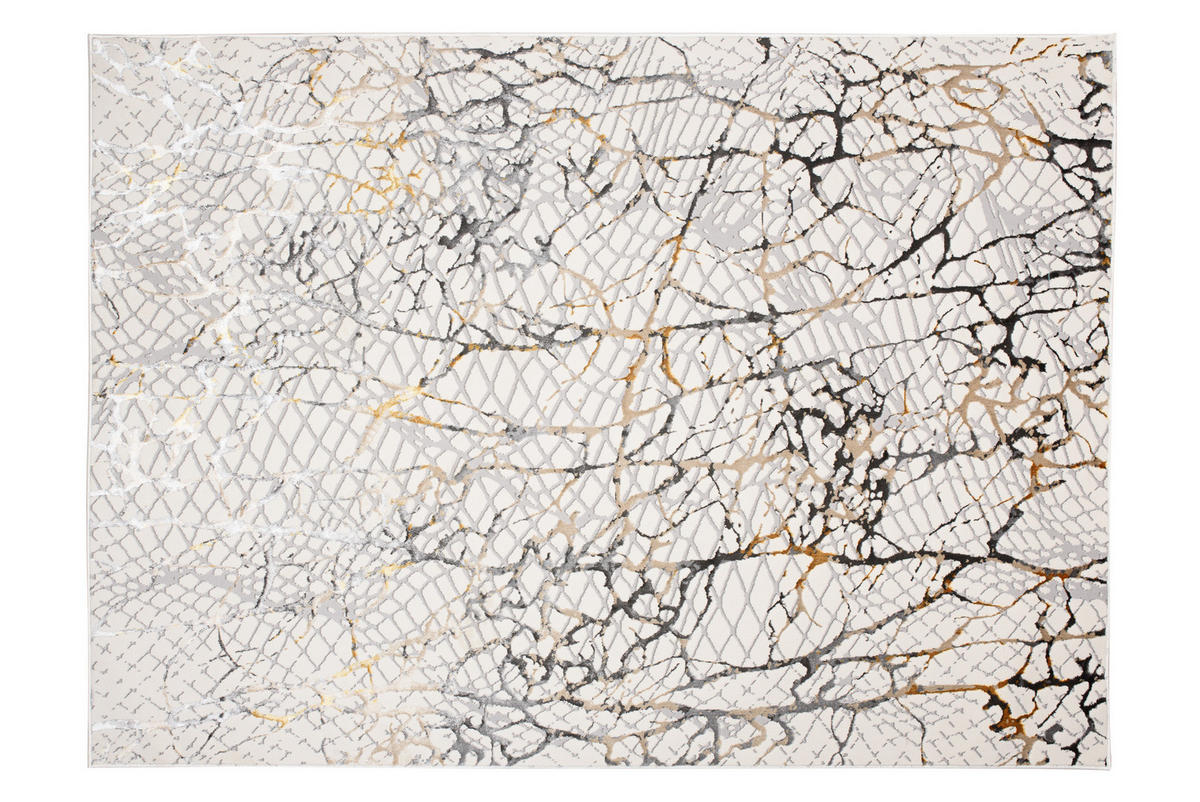 TEPPICH GOLDEN Creme 80/150 cm - Creme, Kunststoff (80/150cm) - Tapiso