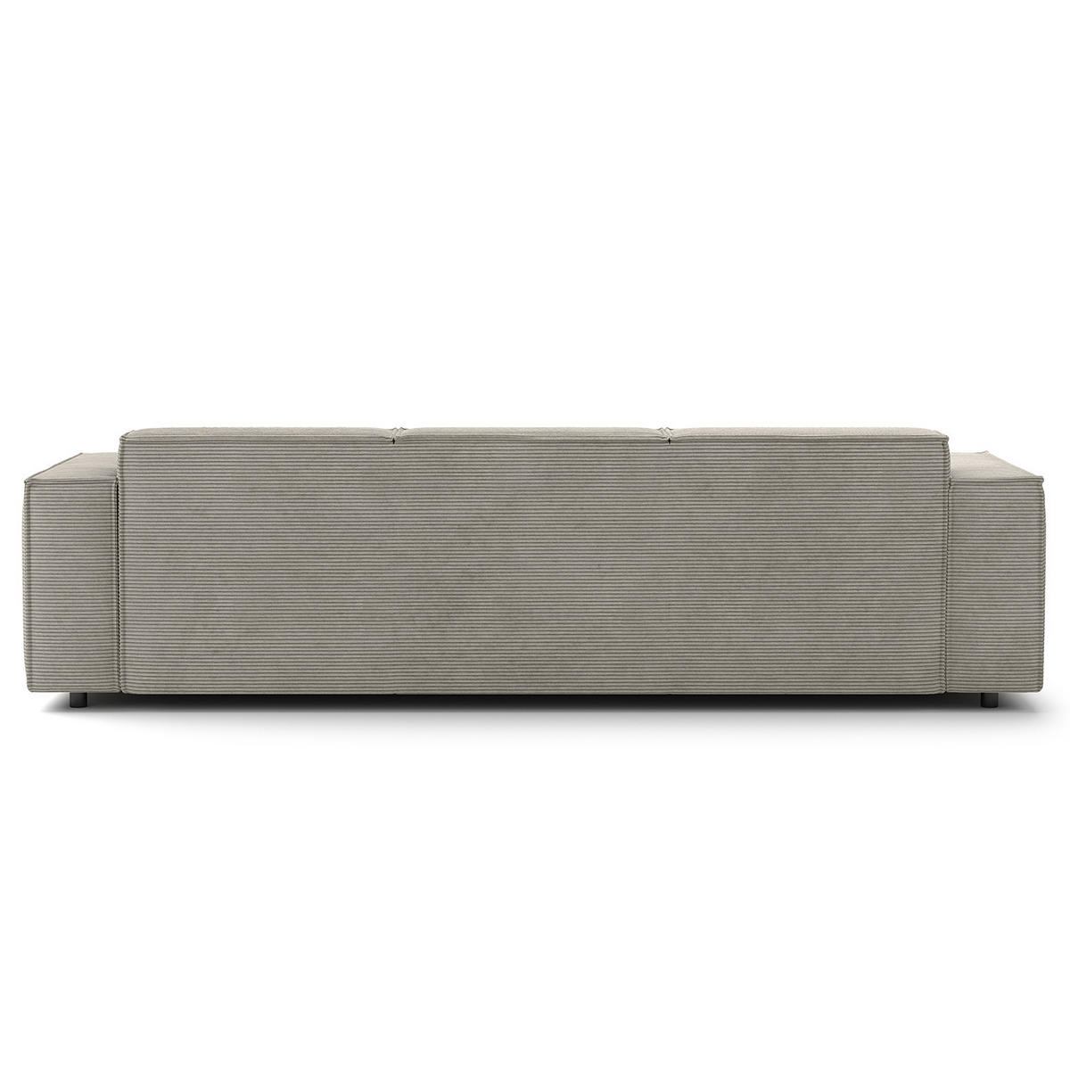 3-SITZER SOFA - Graubraun, Textil (260/70/96cm) - home24