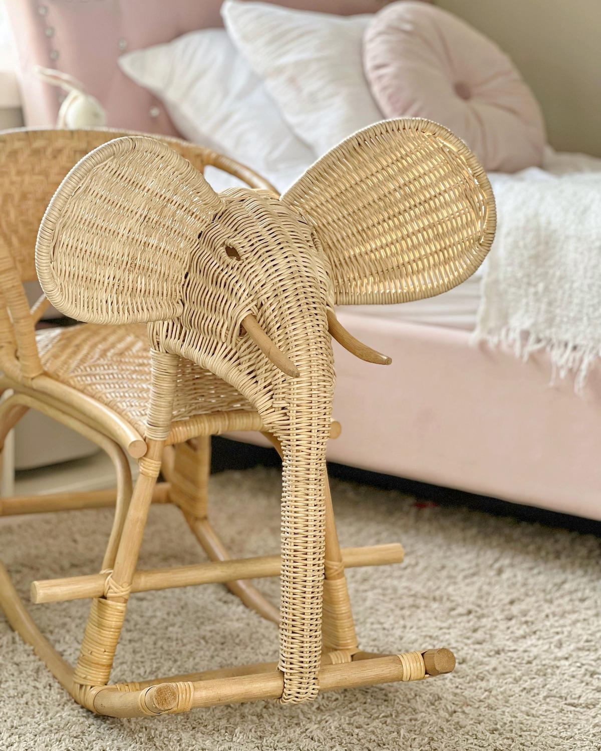 DĚTSKÉ KŘESLO Přírodní Ampollino - přírodní, přírodní materiály (60/74/100cm) - Beliani