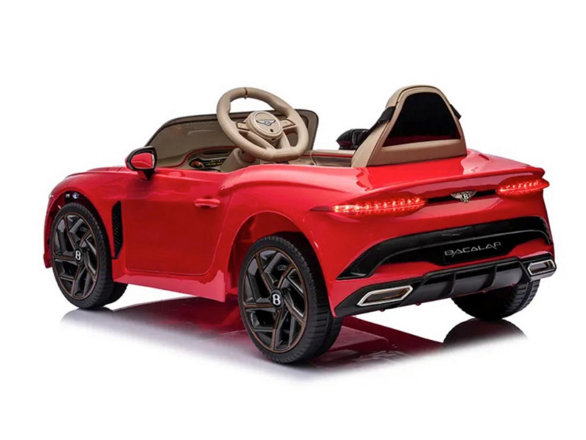 KINDER ELEKTROAUTO Bentley Bacalar rot - Rot, Kunststoff (108/65/45cm) - TPFLiving