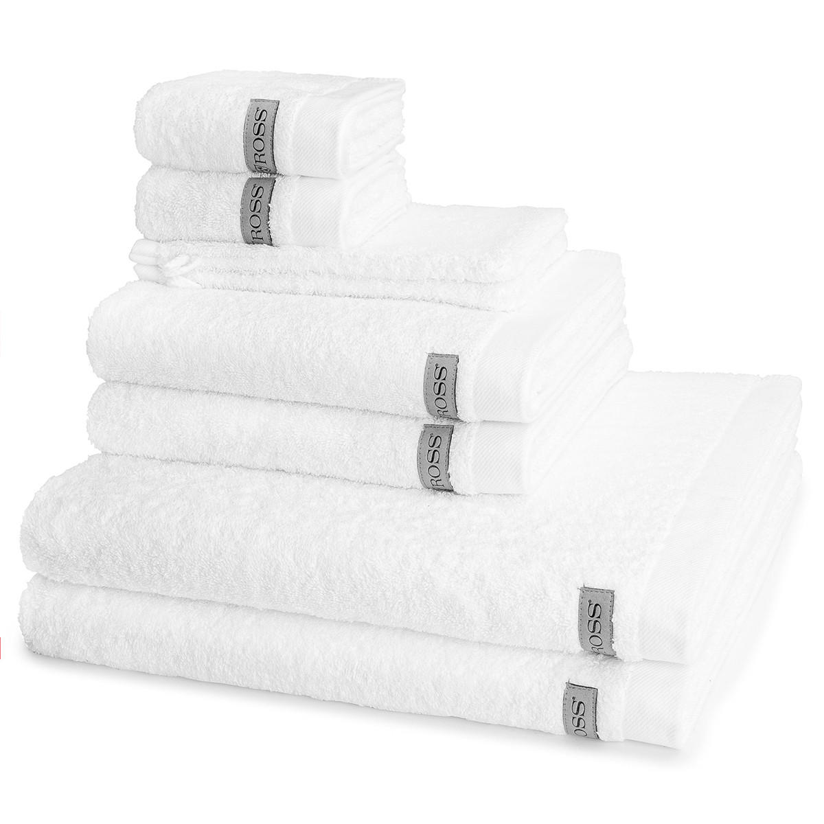 FROTTIERSET Sinfonie 8-teilig - Weiß, Textil (50/100cm) - Ross