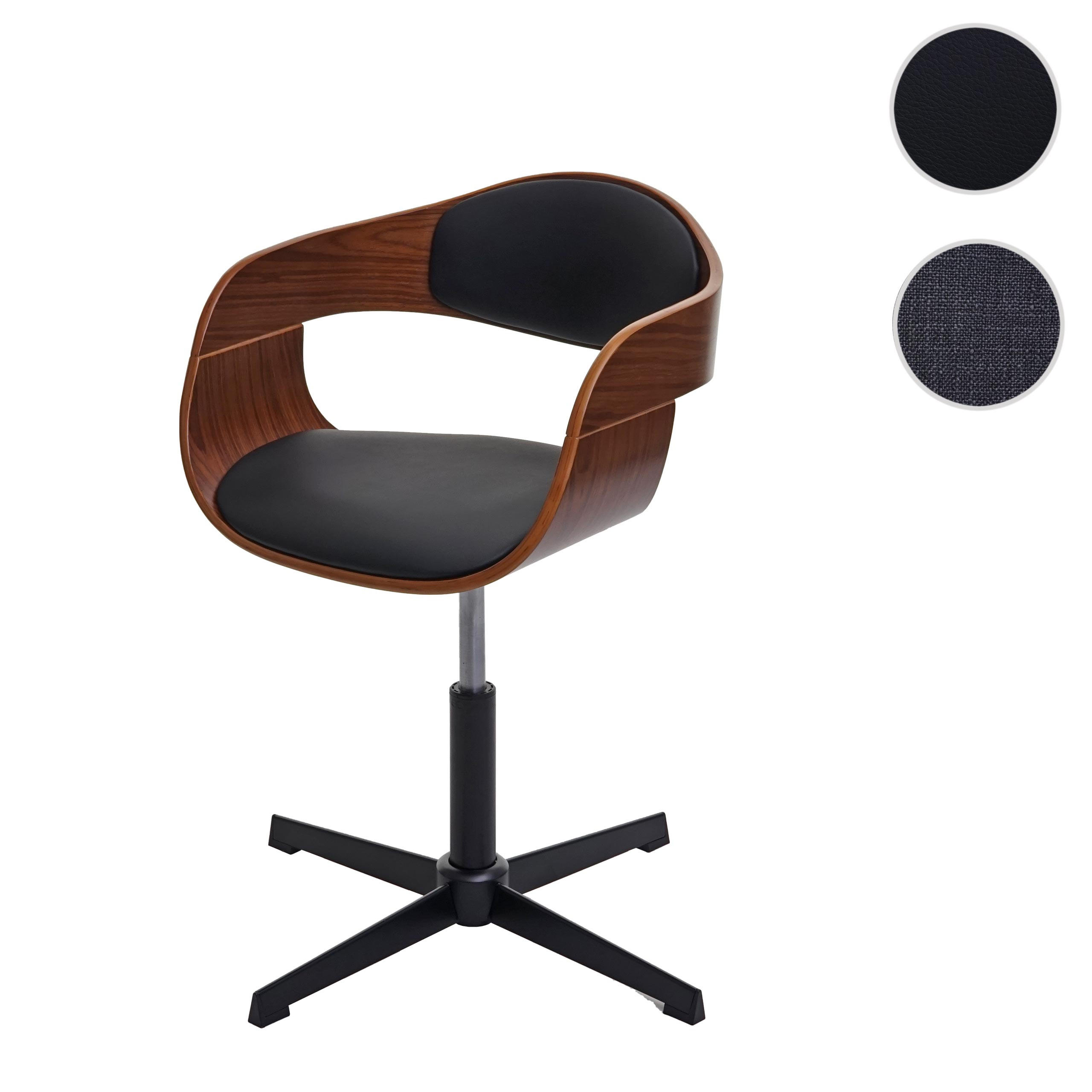 BÜROSTUHL Schwarz - Schwarz, Textil (64/83/64cm) - MCW