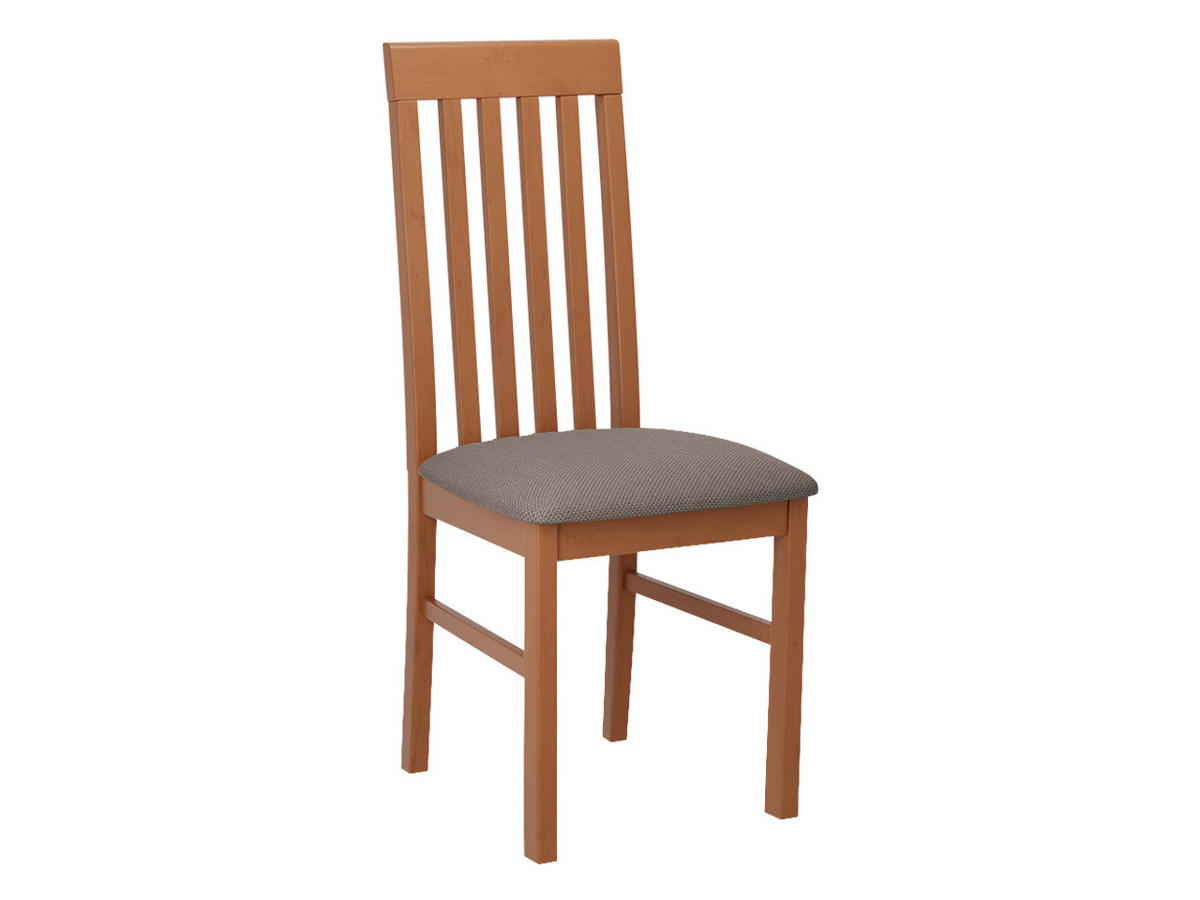 STUHL Nilo I, Holzfarbe: Erle - Eichefarben/Bronzefarben, Holz (43/96/48cm) - MIRJAN24