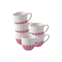 ESPRESSOTASSEN Fleur Couleur Cassis 70 ml 6er Set - Pink, Keramik (0.07L) - Villeroy & Boch