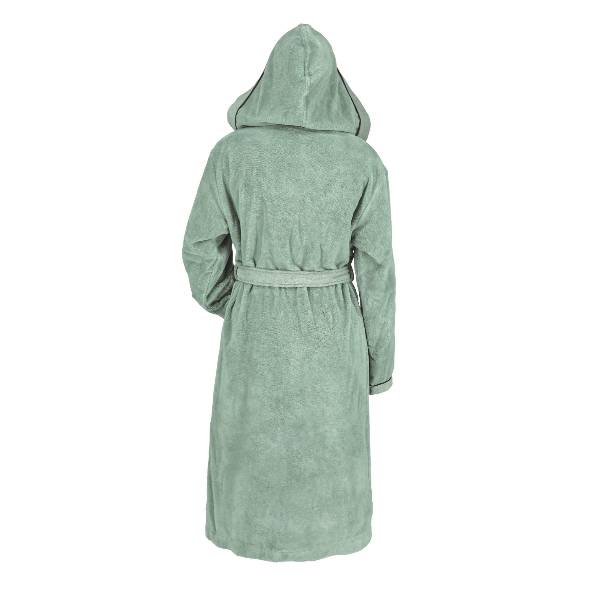 BADEMANTEL SELECT - Grün, Textil (XLnull) - Schöner Wohnen